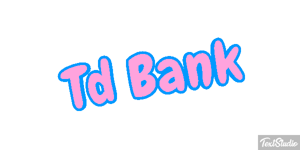 Td Bank Efecto de texto