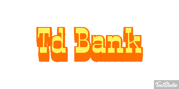 Td Bank Efecto de texto