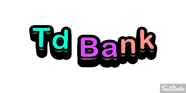 Td Bank Efecto de texto