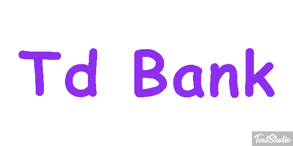 Td Bank Efecto de texto