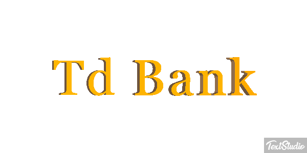 Td Bank Efecto de texto