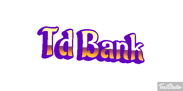 Td Bank Efecto de texto