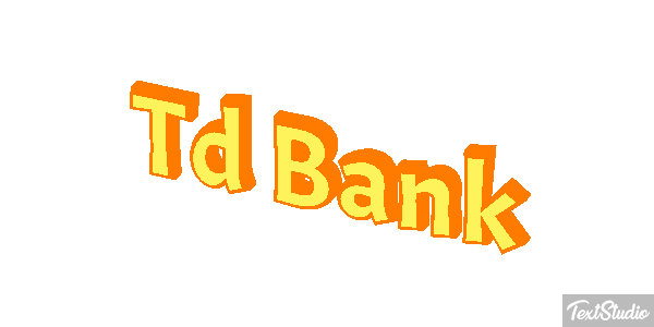 Td Bank Efecto de texto