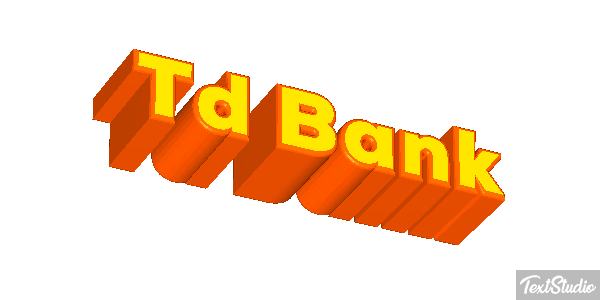 Td Bank Efecto de texto
