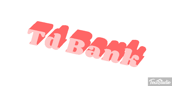 Td Bank Efecto de texto