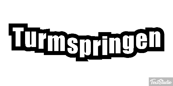 Turmspringen Texteffekt