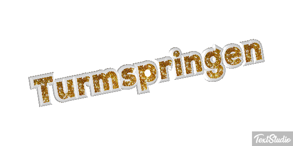 Turmspringen Texteffekt