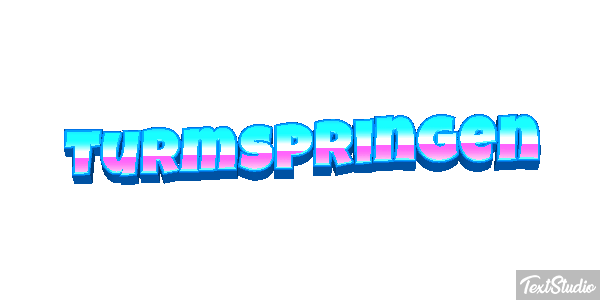 Turmspringen Texteffekt