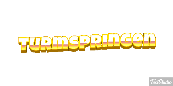 Turmspringen Texteffekt
