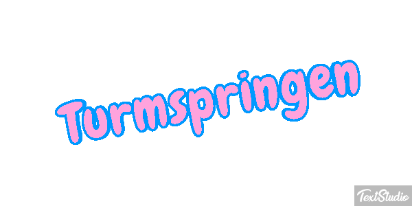 Turmspringen Texteffekt