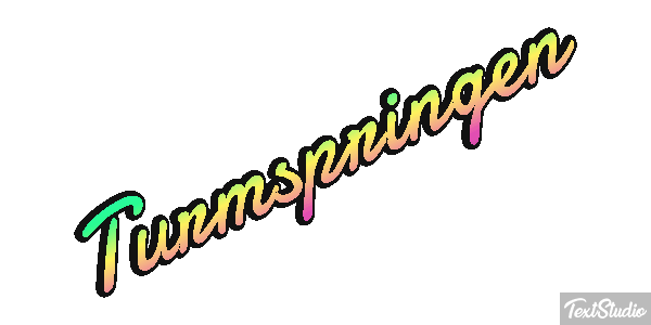 Turmspringen Texteffekt