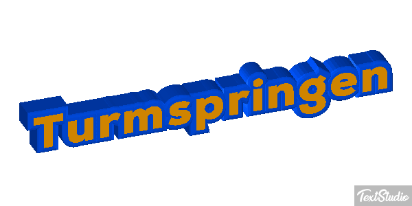 Turmspringen Texteffekt