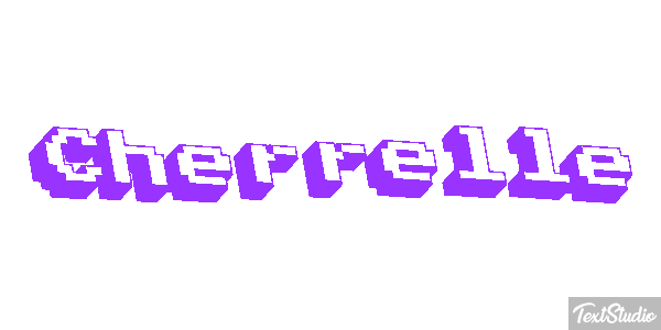 Cherrelle Text effect