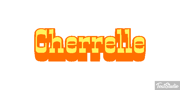 Cherrelle Text effect