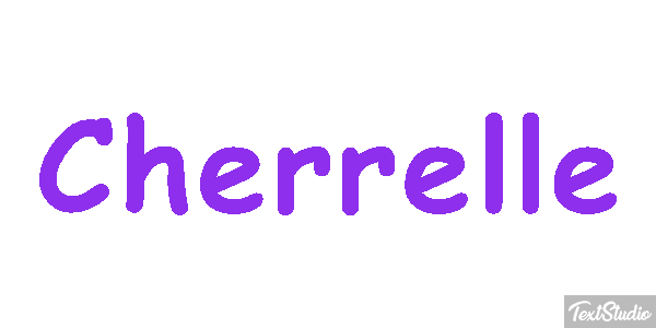 Cherrelle Text effect