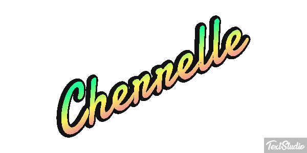 Cherrelle Text effect