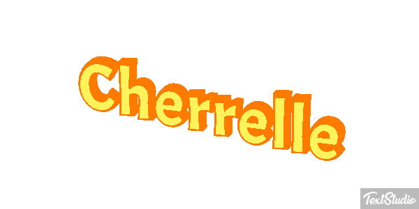 Cherrelle Text effect