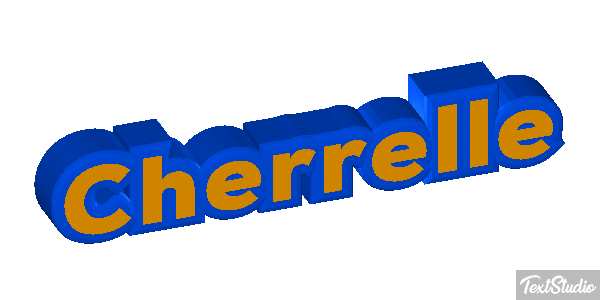 Cherrelle Text effect
