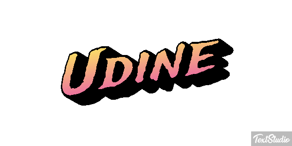Udine Efekt tekstowy