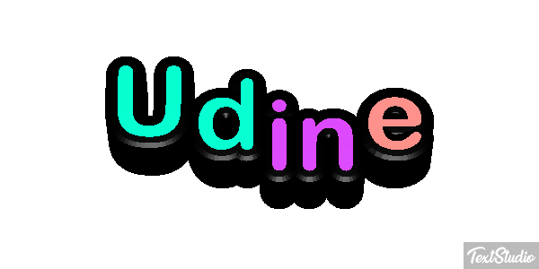 Udine Efekt tekstowy