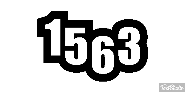 1563 Text effect