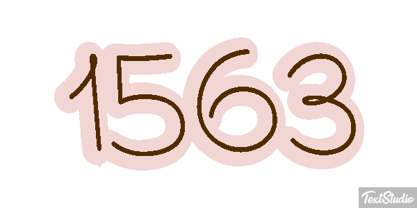1563 Text effect