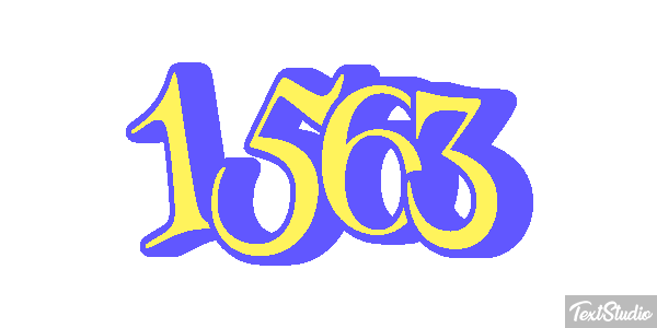 1563 Text effect