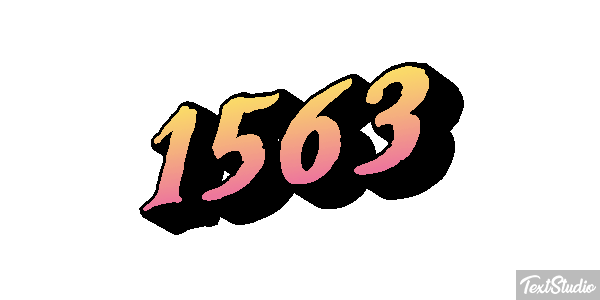 1563 Text effect