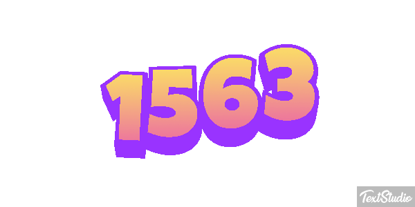 1563 Text effect
