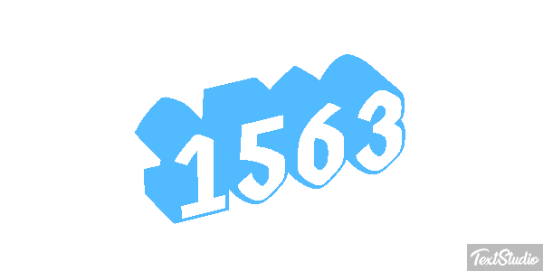 1563 Text effect