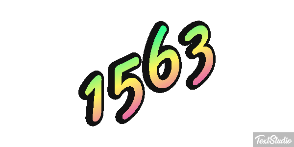1563 Text effect