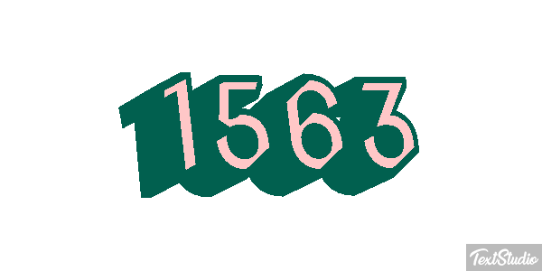 1563 Text effect
