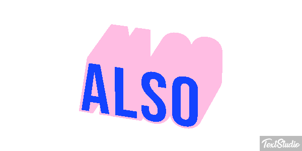 Also Text effect