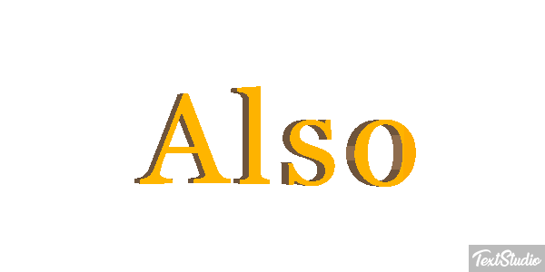 Also Text effect