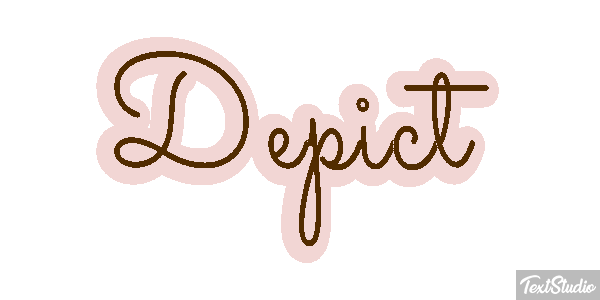 Depict Effetto testo