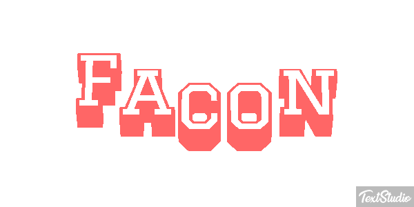 Façon Efekt tekstowy