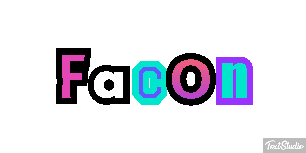 Façon Efekt tekstowy
