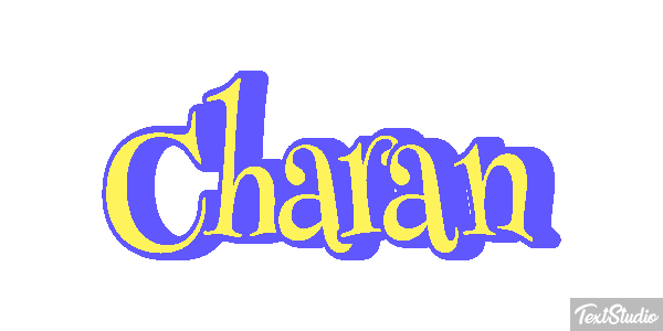 Charan Text effect