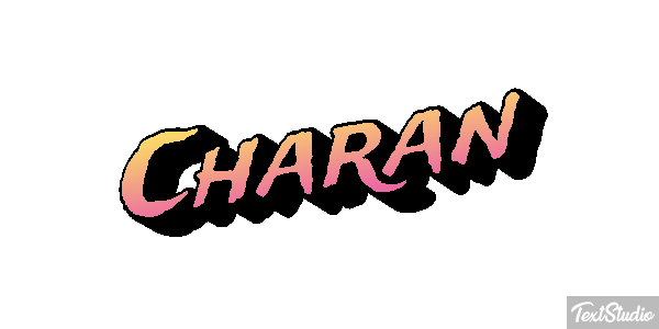Charan Text effect