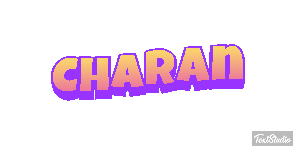 Charan Text effect