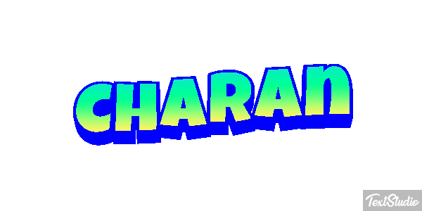 Charan Text effect
