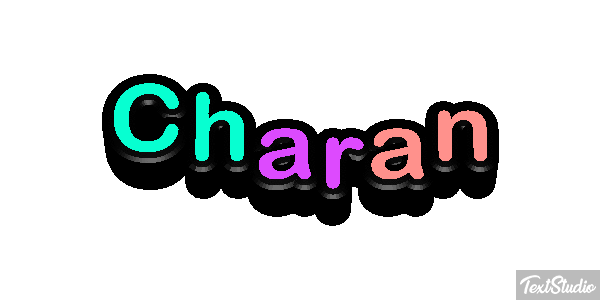 Charan Text effect