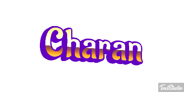 Charan Text effect