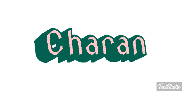 Charan Text effect
