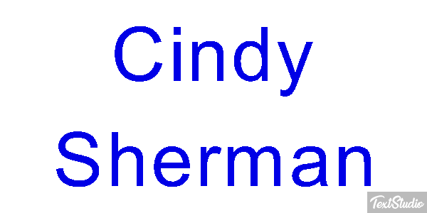 Cindy Sherman Efeito do texto