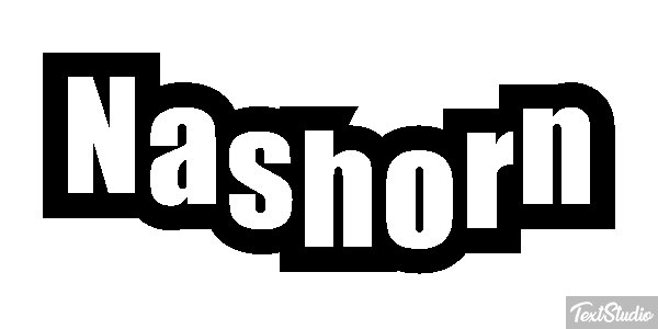 Nashorn Texteffekt