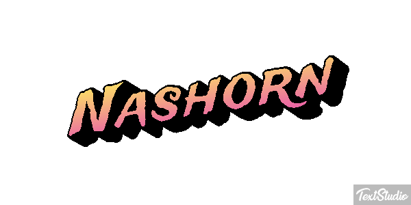 Nashorn Texteffekt