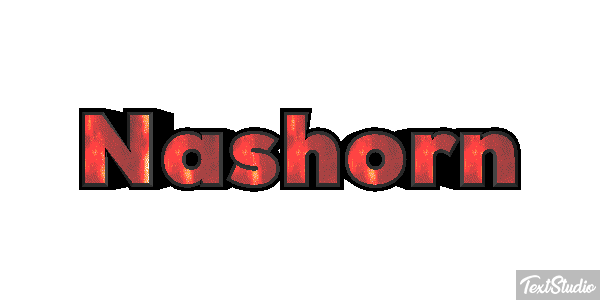 Nashorn Texteffekt