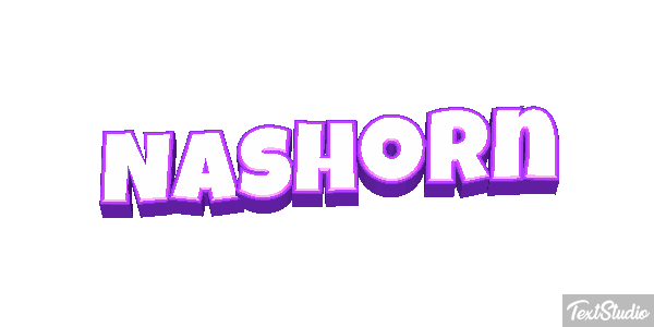 Nashorn Texteffekt