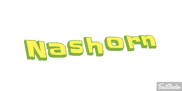 Nashorn Texteffekt